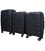 Набор чемоданов Milano 0305 черный картинка, изображение, фото