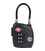 Багажний навісний кодовий замок із сталевим тросом TSA CARLTON Travel Accessories 05992796XBLK.01 Чорний картинка, зображення, ф