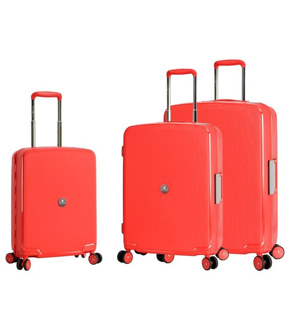 Комплект чемоданов Snowball 37103 красный фото, картинка, изображение