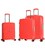Комплект чемоданов Snowball 37103 красный картинка, изображение, фото
