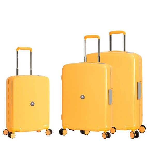 Набір валіз Snowball 37103 жовтий - картинка, зображення, фото валізи