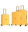 Комплект чемоданов Snowball 37103 желтый фото, картинка, изображение