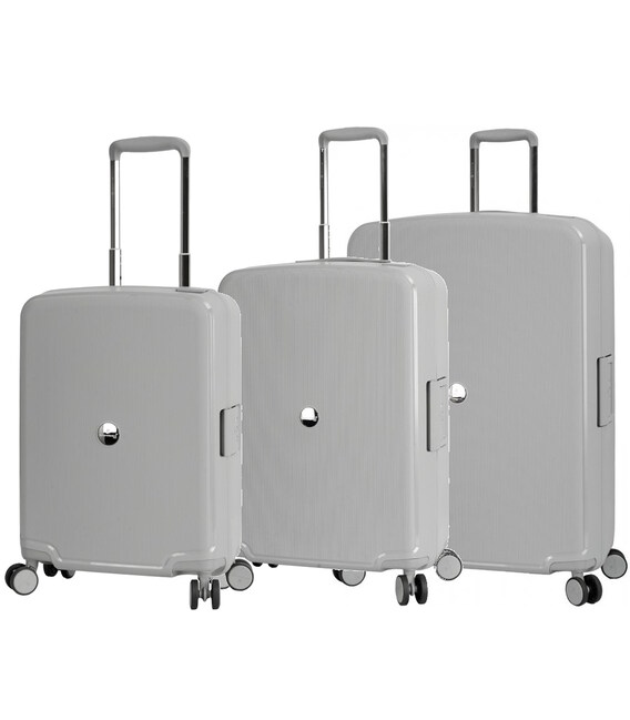 Набір валіз Snowball 37103 срібний - картинка, зображення, фото валізи
