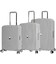 Набір валіз Snowball 37103 срібний - картинка, зображення, фото валізи