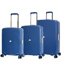 Комплект чемоданов Snowball 37103 синий картинка, изображение, фото