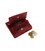 Портмоне Lettera з монетницею, бордове Grande Pelle 537161 картинка, зображення, фото