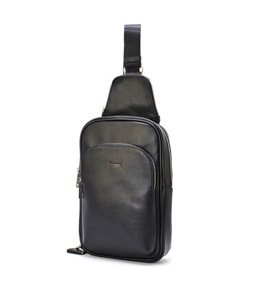 Люксовий слінг, шкіряний рюкзак на одне плече TARWA GA-0105-4lx картинка, зображення, фото
