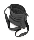 Чоловіча шкіряна сумка з кишенею RA-1303-3md TARWA чорна картинка, изображение, фото
