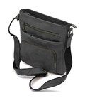 Чоловіча шкіряна сумка з кишенею RA-1303-3md TARWA чорна картинка, изображение, фото