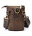 Маленька чоловіча сумка на пояс, через плече, коричнева на джинси TARWA RC-1350-3md картинка, зображення, фото