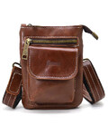 Маленька чоловіча сумка на пояс, через плече, на джинси коньяк TARWA GB-1350-3md картинка, зображення, фото