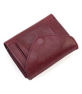 Жіночий шкіряний гаманець невеликий Grande Pelle 503661 бордовий картинка, изображение, фото