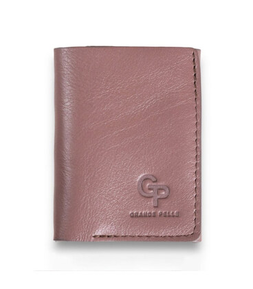 Жіночий шкіряний гаманець Grande Pelle 503665 пудровий картинка, зображення, фото