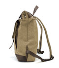 Ролл-ап рюкзак зі шкіри та пісочний канвас TARWA RSc-5191-3md картинка, зображення, фото