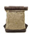Ролл-ап рюкзак зі шкіри та пісочний канвас TARWA RSc-5191-3md картинка, зображення, фото