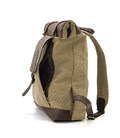 Ролл-ап рюкзак зі шкіри та пісочний канвас TARWA RSc-5191-3md картинка, изображение, фото