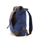 Рол-ап рюкзак зі шкіри та синій канвас TARWA RKc-5191-3md картинка, изображение, фото