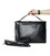 Чоловіча сумка з додатковою ручкою Grande Pelle 260x370x105 мм, глянцева чорна шкіра SICILIA картинка, зображення, фото