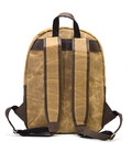 Рюкзак шкіра та воскований водостійкий канвас коричневий TARWA RCW-7273-3md картинка, изображение, фото
