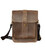 Шкіряна сумка планшет месенджер із клапаном Limary lim0123rc коричнева картинка, изображение, фото