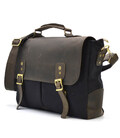 Чоловіча сумка-портфель з канвасу та шкіри TARWA RGc-3960-3md картинка, зображення, фото