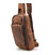 Шкіряний рюкзак слінг на одне плече TARWA RY-0910-4lx коньячний колір картинка, изображение, фото