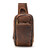 Шкіряний рюкзак слінг на одне плече TARWA RY-0910-4lx коньячний колір картинка, зображення, фото