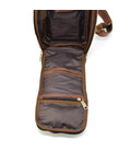 Шкіряний рюкзак слінг на одне плече TARWA RY-0910-4lx коньячний колір картинка, изображение, фото
