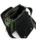 Шкіряна сумка через плече чоловіча RE-3027-3md від TARWA зелена картинка, зображення, фото