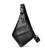 Шкіряна нагрудна сумка слінг чоловіча чорна bx7323 Bexhill картинка, зображення, фото