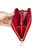 Портмоне на блискавці Grande Pelle Serpente 532660 глянцева шкіра червоний картинка, изображение, фото