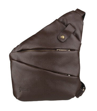 Чоловіча плечова сумка слінг FC-6402-3MD коричнева флотар, бренд TARWA картинка, зображення, фото