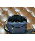 Шкіряна сумка через плече синього кольору M110bu John McDee картинка, зображення, фото