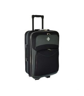 Чемодан Bonro Style большой L черно-серый фото, картинка, изображение