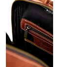 Жіночий рудий шкіряний рюкзак TARWA RB-2008-3md середнього розміру картинка, изображение, фото