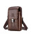 Напоясний сумка з ремінцем на плече T0073 BULL, коричнева картинка, изображение, фото