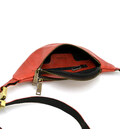 Червона напоясний маленька сумка з натуральної шкіри TARWA RR-3034-3md картинка, зображення, фото