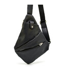 Рюкзак косуха на одне плече RA-6402-4lx чорна бренд TARWA блискавка нікель картинка, зображення, фото