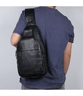 Рюкзак на одне плече з натуральної шкіри великого розміру для чоловіків JD4004LA картинка, изображение, фото