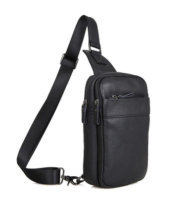 Шкіряний міні-рюкзак на одну шлею John McDee 4002А-1 картинка, изображение, фото