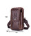 Напоясний сумка з ремінцем на плече T0071 BULL, коричнева картинка, изображение, фото