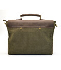 Чоловіча сумка-портфель шкіра + канвас RH-3960-4lx від українського бренду TARWA картинка, изображение, фото