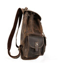 Шкіряний оригінальний рюкзак з трьома кишенями фірми Tiding P3165 картинка, изображение, фото