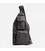 Нестандартна шкіряна сумка крос-боді, чорний колір, HILL BURRY 3161 картинка, зображення, фото