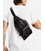 Нестандартна шкіряна сумка крос-боді, чорний колір, HILL BURRY 3161 картинка, зображення, фото