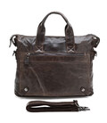 Шкіряна натуральна сумка на кожен день, коричнева 7120C картинка, зображення, фото