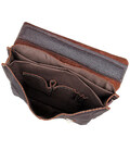 Чоловік шкіряний портфель, сумка для ноутбука, коричнева 7090R картинка, изображение, фото