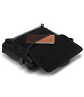 Шкіряна натуральна сумка на кожен день, чорна 7120A картинка, зображення, фото