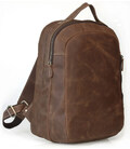 Рюкзак з нубуку, ексклюзивна модель, коричневий картинка, изображение, фото