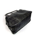 Стильна вінтажна шкіряна дорожня сумка сіра 7071J картинка, зображення, фото